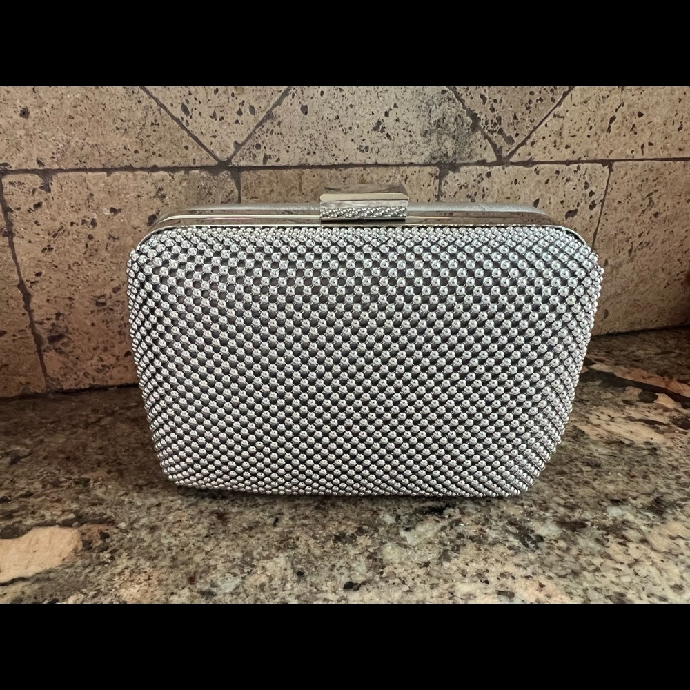 Style & Co. Bag - silver mesh clutch